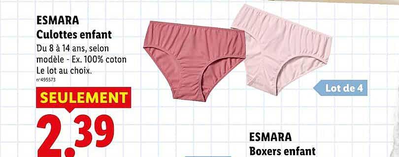 ESMARA Culottes enfant