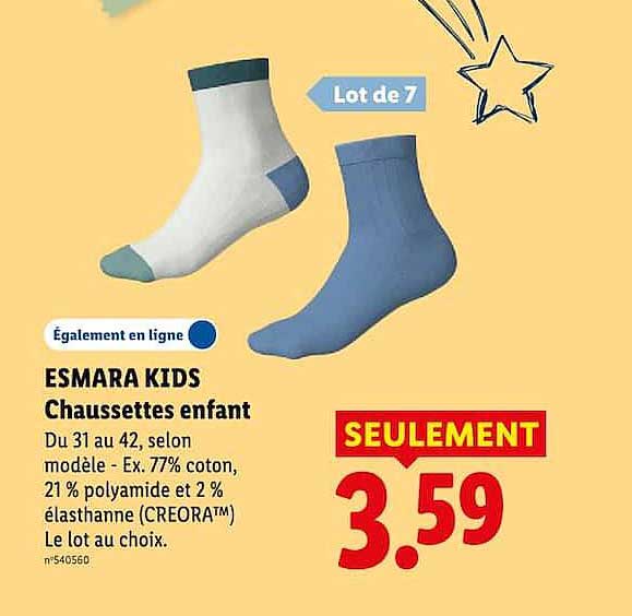 ESMARA KIDS Chaussettes enfant