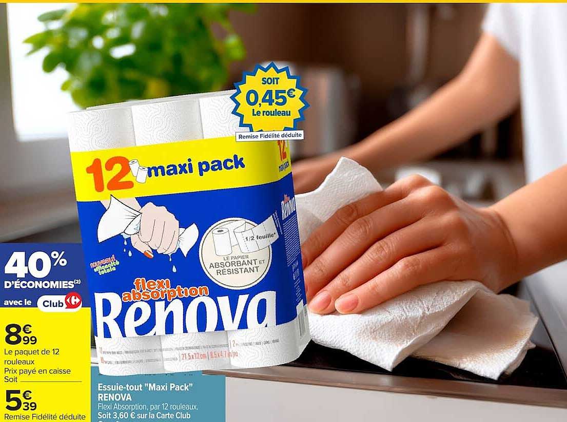 Essuie-tout "Maxi Pack" RENOVA