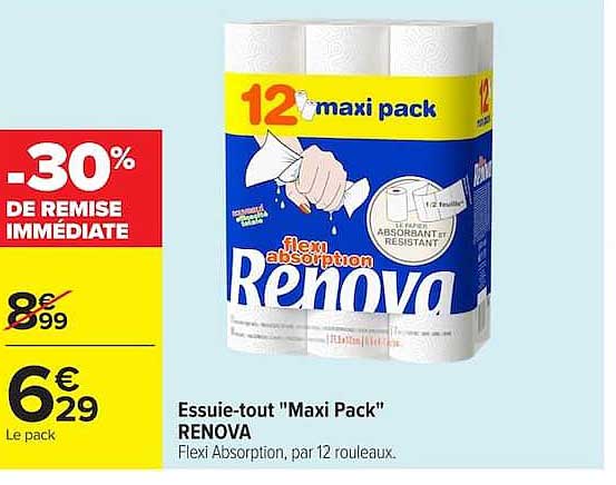 Essuie-tout "Maxi Pack" RENOVA