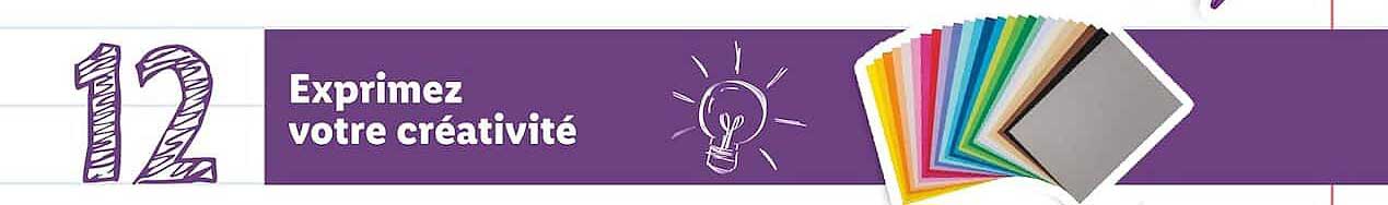 Exprimez votre créativité