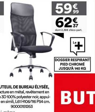 FAUTEUIL DE BUREAU ELYSÉE