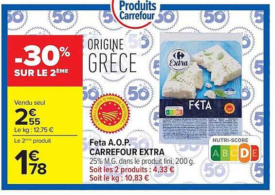 Feta A.O.P. Carrefour Extra