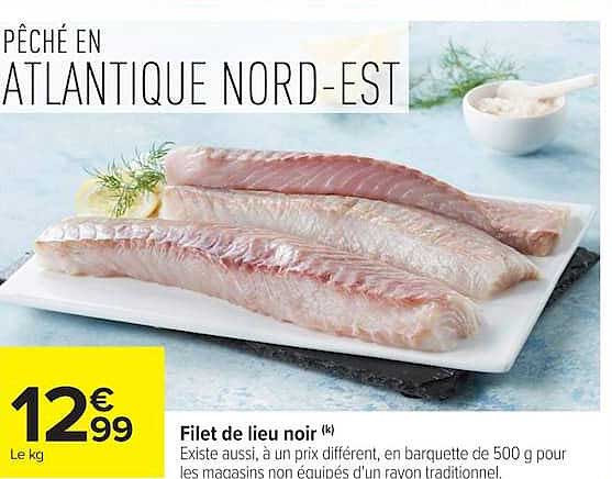 Filet de lieu noir (k)