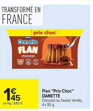 Flan "Prix Choc" DANETTE