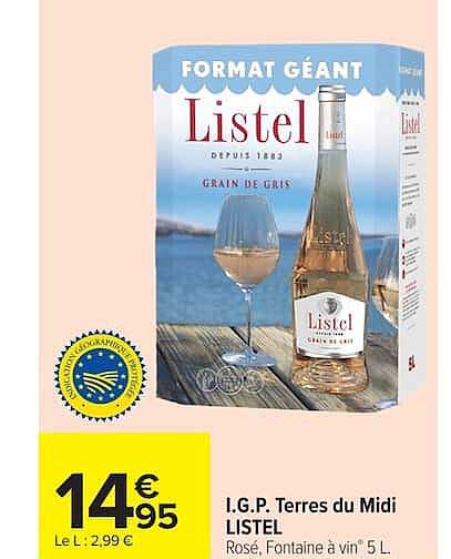 FORMAT GÉANT Listel GRAIN DE GRIS