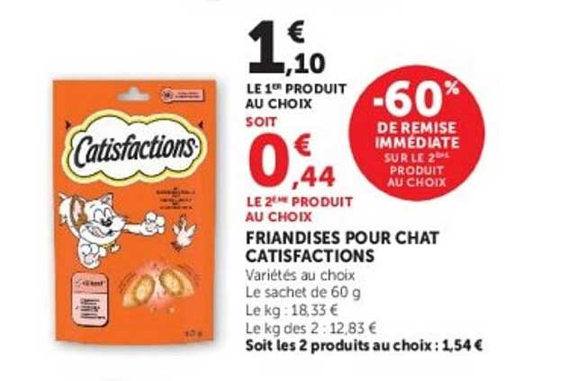 FRIANDISES POUR CHAT CATISFACTIONS