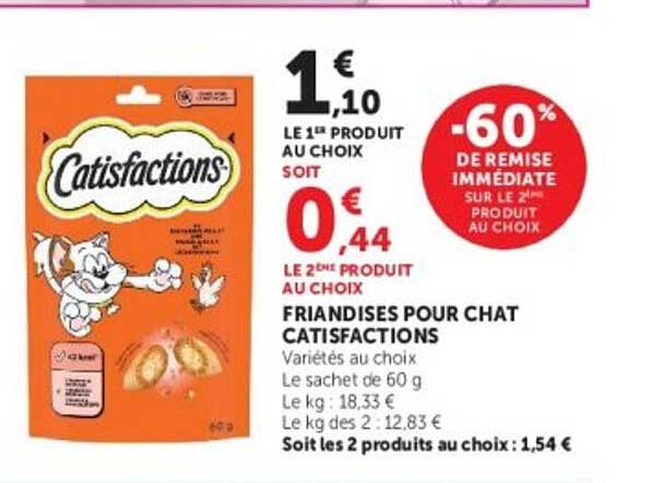 FRIANDISES POUR CHAT CATISFACTIONS