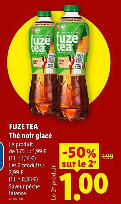 FUZE TEA Thé noir glacé