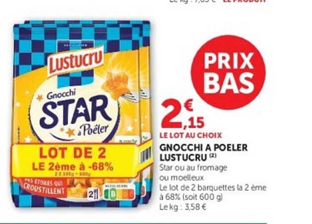 GNOCCHI A POELER LUSTUCRU