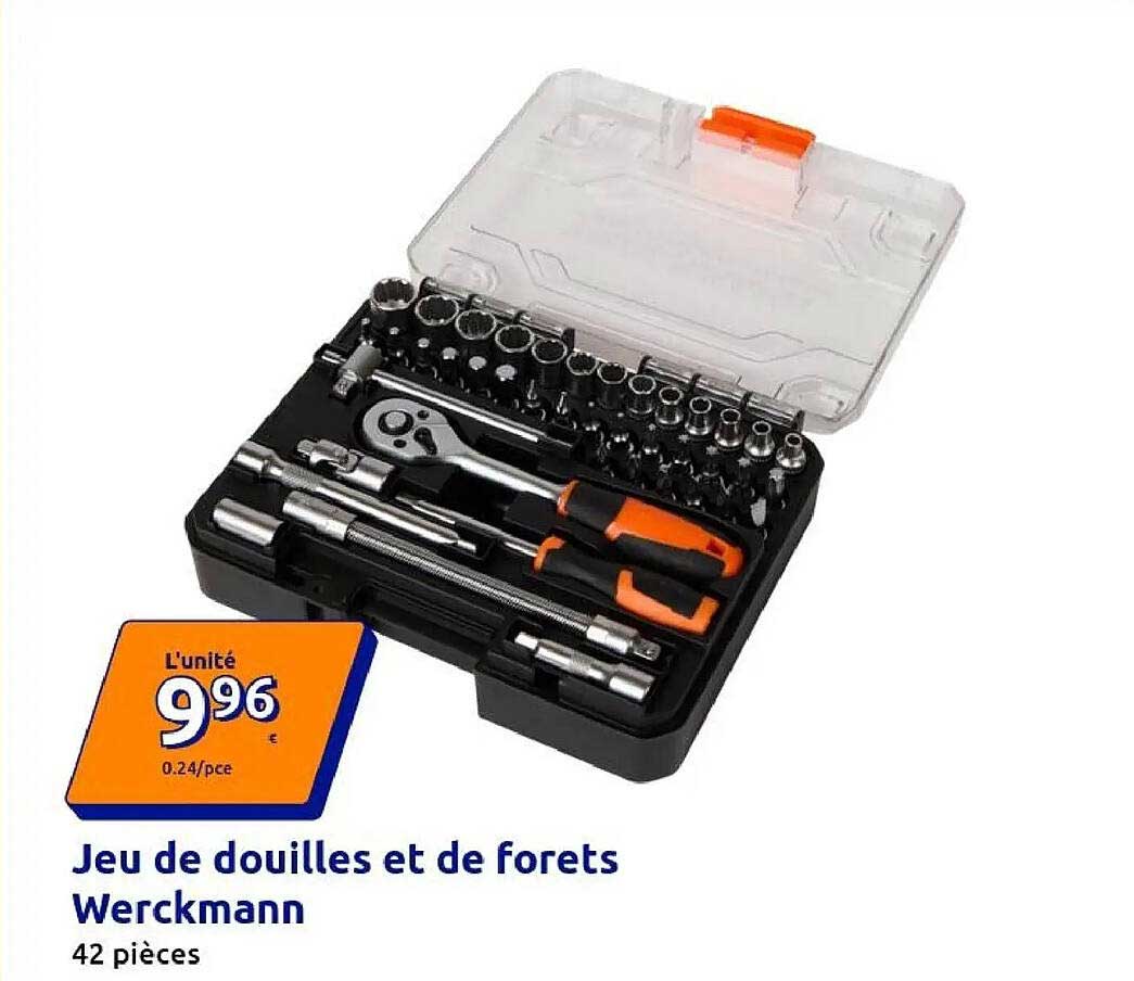 Jeu de douilles et de forets Werckmann