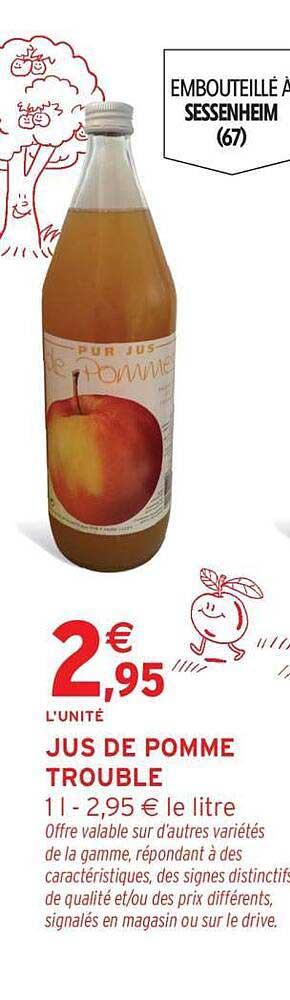 JUS DE POMME TROUBLE