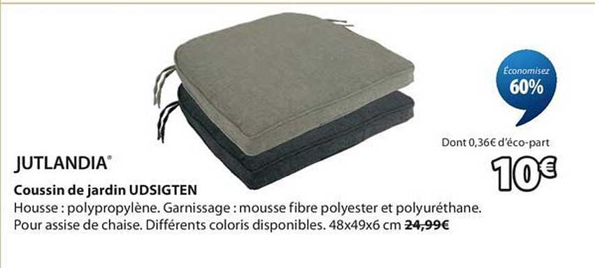JUTLANDIA Coussin de jardin UDSIGTEN