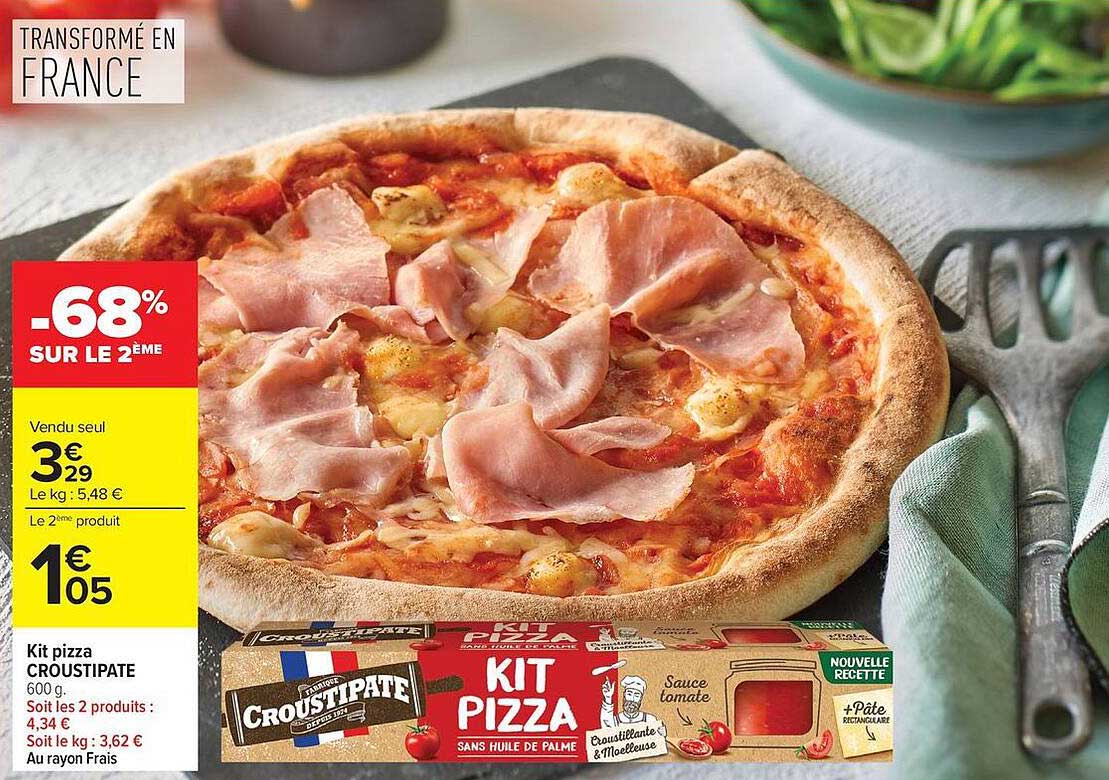 Kit pizza CROUSTIPATE