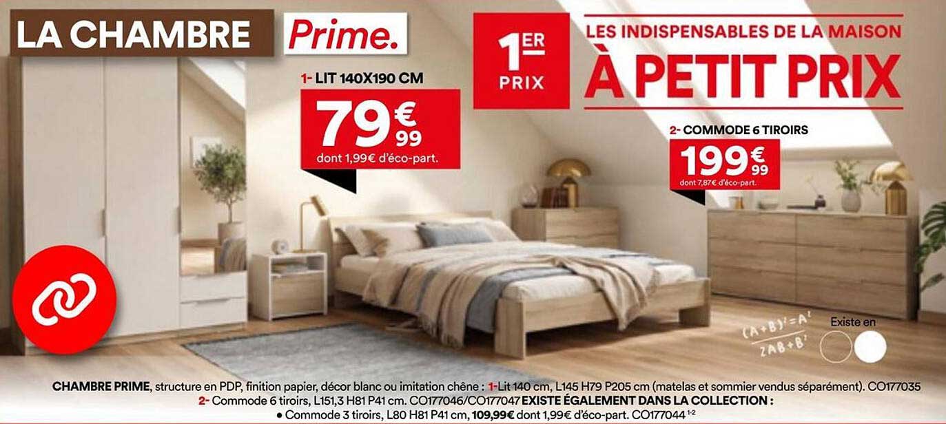 LA CHAMBRE Prime. 1ER PRIX À PETIT PRIX