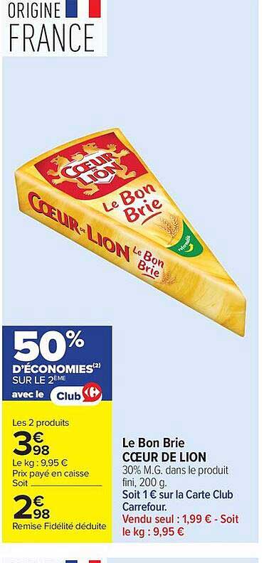 Le Bon Brie CŒUR DE LION
