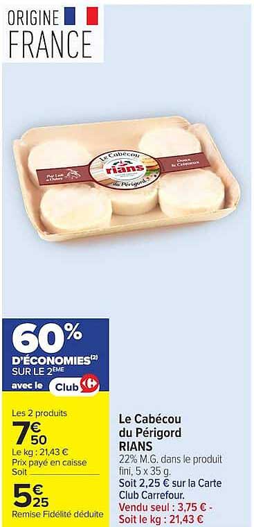 Le Cabécou du Périgord RIANS