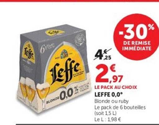 LE PACK AU CHOIX LEFFE 0,0°