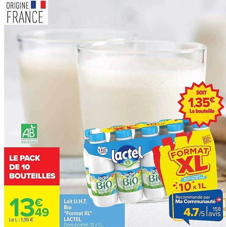 LE PACK DE 10 BOUTEILLES