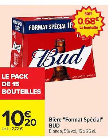 LE PACK DE 15 BOUTEILLES
