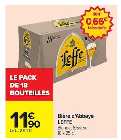 LE PACK DE 18 BOUTEILLES