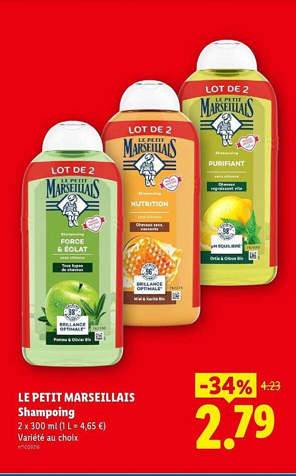 LE PETIT MARSEILLAIS Shampooing