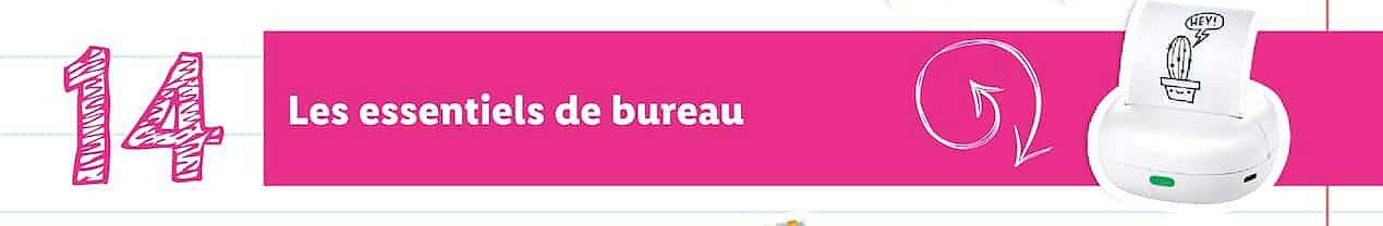 Les essentiels de bureau