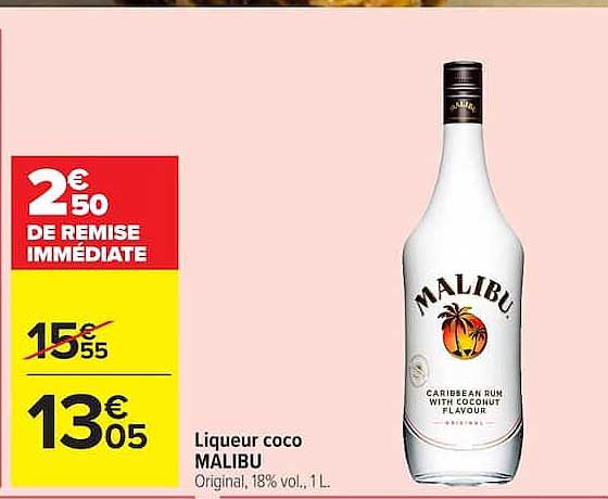 Liqueur coco MALIBU