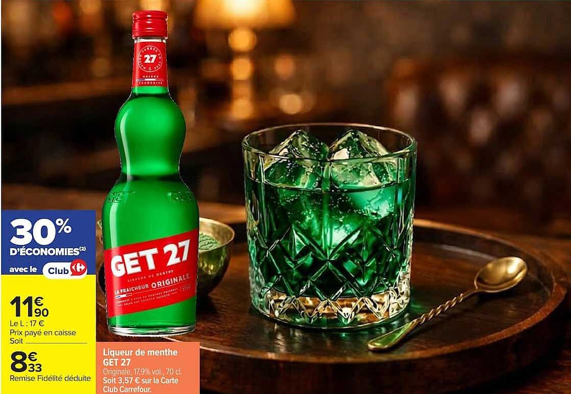 Liqueur de menthe GET 27