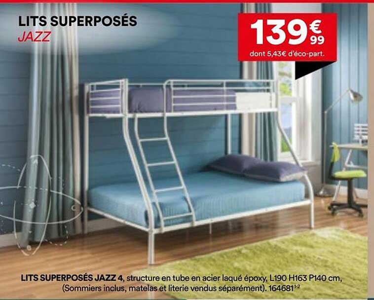 LITS SUPERPOSÉS JAZZ