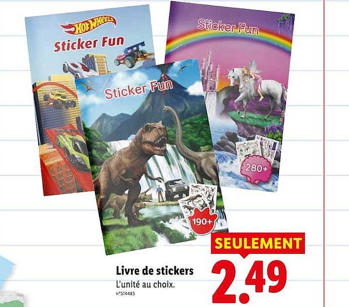 Livre de stickers