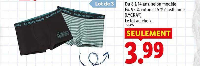 Lot de 3