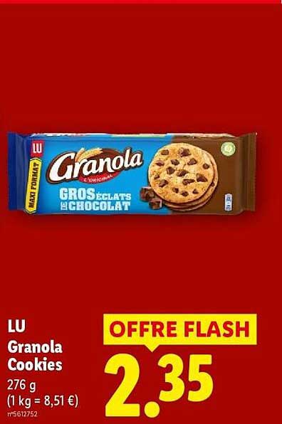 LU Granola Cookies