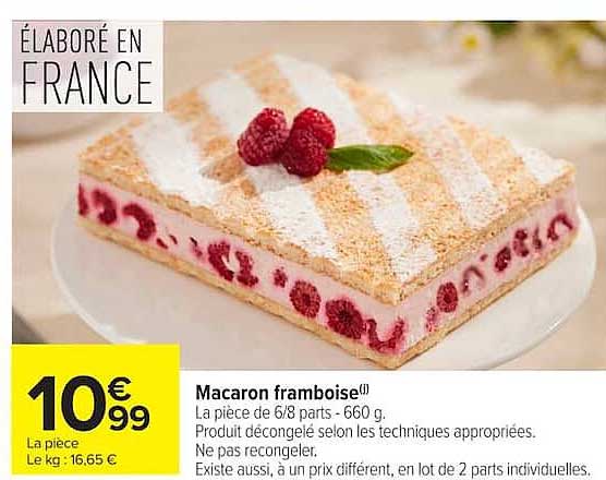 Macaron framboise