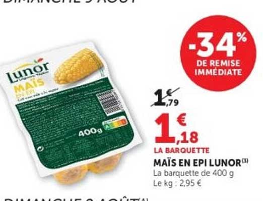 MAÏS EN ÉPI LUNOR®