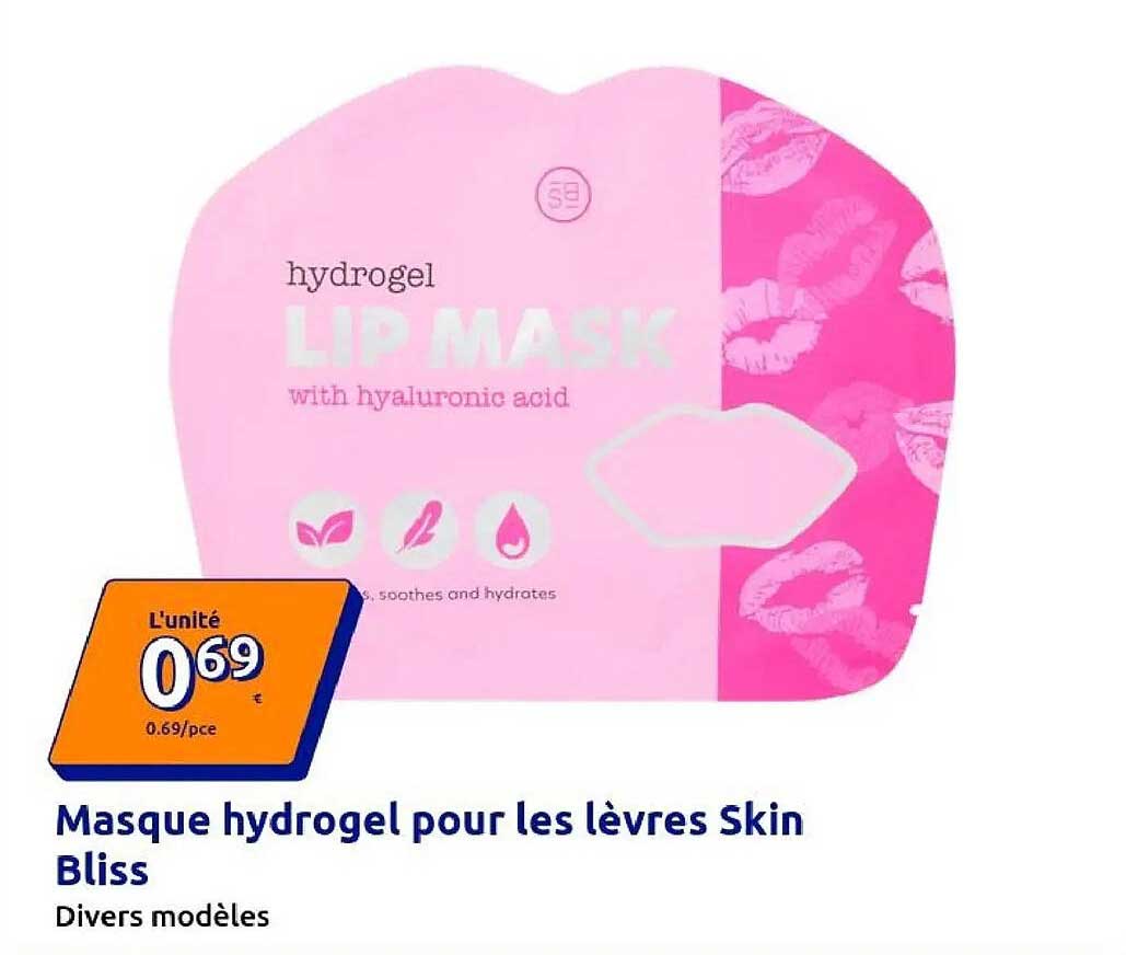 Masque hydrogel pour les lèvres Skin Bliss