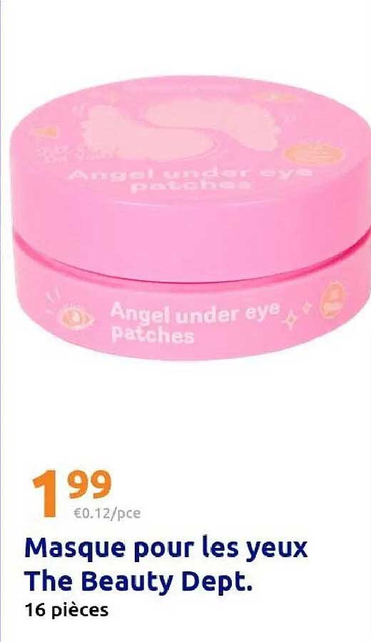 Masque pour les yeux The Beauty Dept. 16 pièces