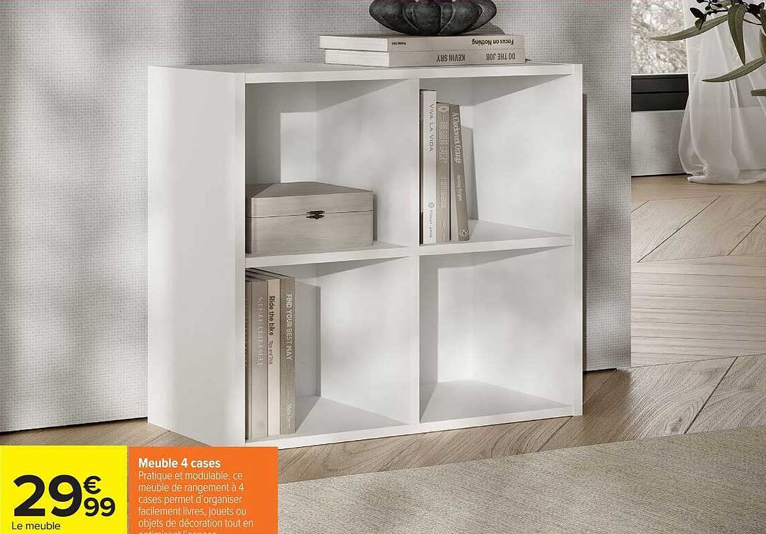 Meuble 4 cases