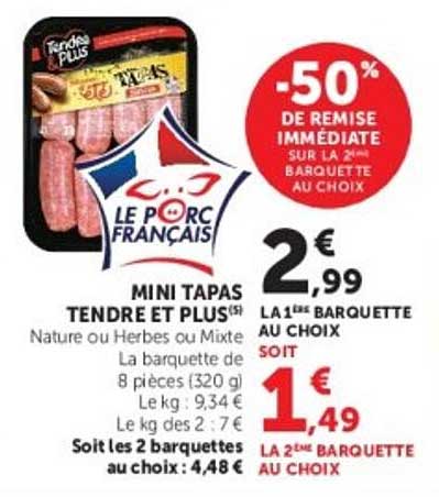 MINI TAPAS TENDRE ET PLUS®