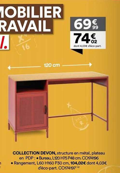 MOBILIER TRAVAIL