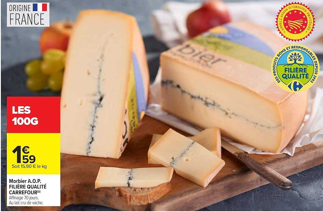 Morbier A.O.P. FILIERE QUALITE CARREFOUR