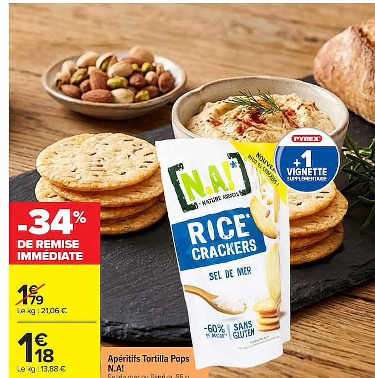 N.A! RICE CRACKERS SEL DE MER