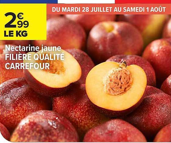 Nectarine jaune FILIERE QUALITÉ CARREFOUR