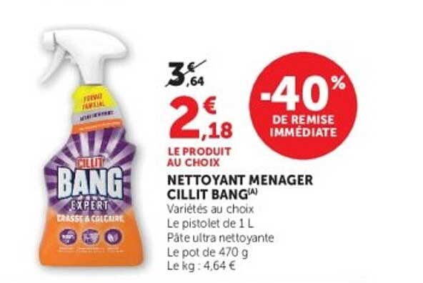 NETTOYANT MENAGER CILLIT BANG(A)