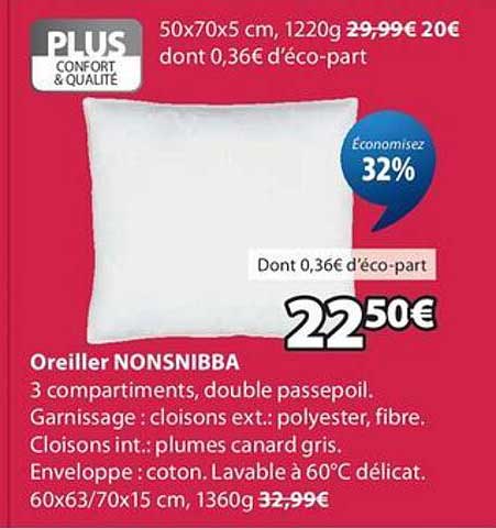 Oreiller NONSNIBBA