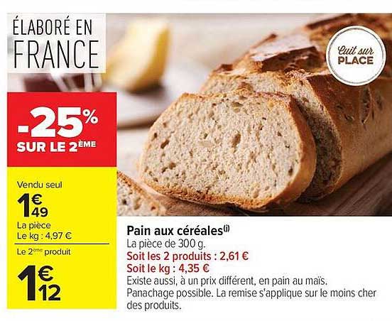 Pain aux céréales