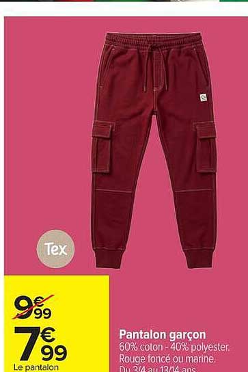 Pantalon garçon