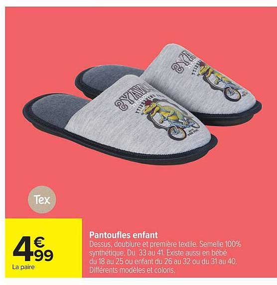 Pantoufles enfant
