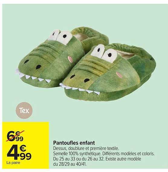 Pantoufles enfant