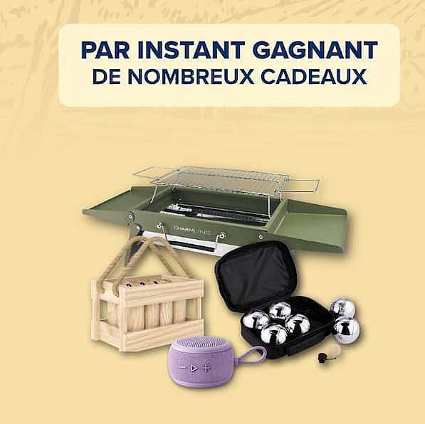 PAR INSTANT GAGNANT DE NOMBREUX CADEAUX
